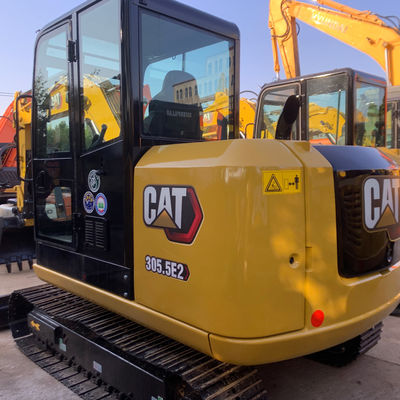 Costruzione Giallo Cat305 Escavatore di seconda mano Usato Escavatore Caterpillar 5400kg