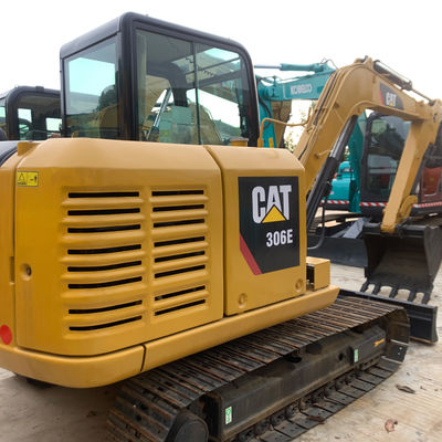 Escavatori usati per la costruzione stradale CAT306E Escavatori CAT di seconda mano 5795kg
