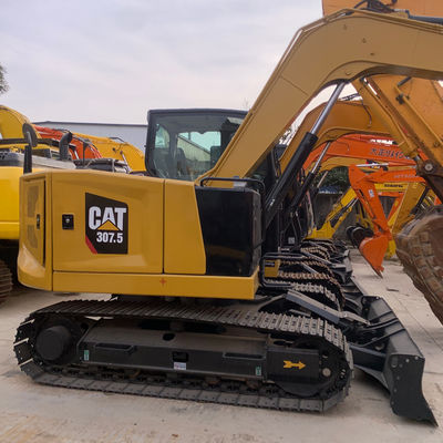 7210 kg Escavatore CAT grande usato di seconda mano Escavatore idraulico a trascinatore CAT307