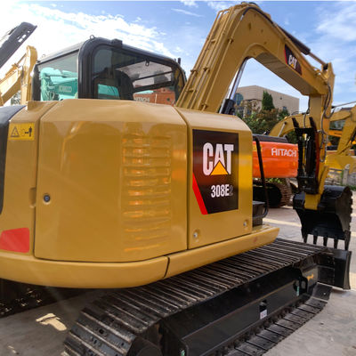 Potente giallo idraulico usato CAT escavatore Crawler tipo 2nd Hand Diggers CAT308D