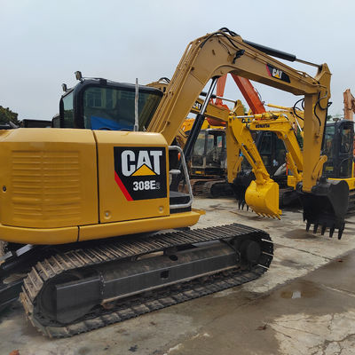 Potente giallo idraulico usato CAT escavatore Crawler tipo 2nd Hand Diggers CAT308D