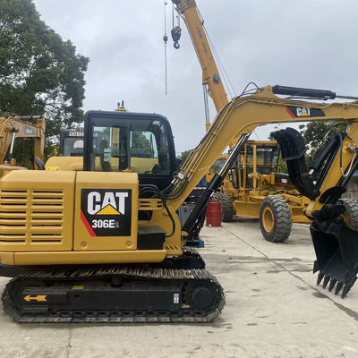 Macchine di costruzione di seconda mano Usate Scavatore Cat306E2 34,7kw Per la costruzione di strade
