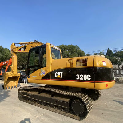 10T CAT320C Macchine per la costruzione usate 2a mano Escavatori da rottame 110kw
