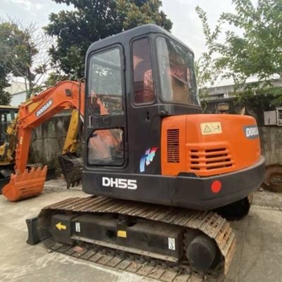 Miniescavatori per terreni agricoli DOOSAN 55 Crawler Escavatori attrezzature da costruzione