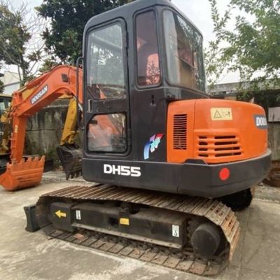Miniescavatori per terreni agricoli DOOSAN 55 Crawler Escavatori attrezzature da costruzione