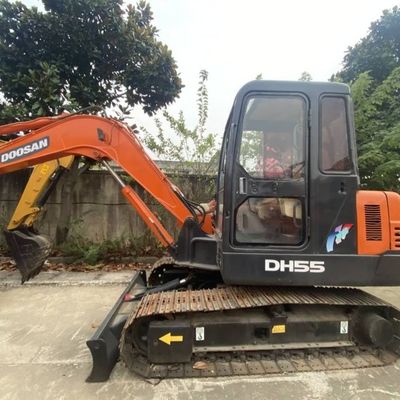 Miniescavatori per terreni agricoli DOOSAN 55 Crawler Escavatori attrezzature da costruzione