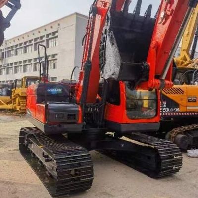 Usato Doosan DH140 12 tonnellate scavatore da strisciatore Old Earth Moving Machinery