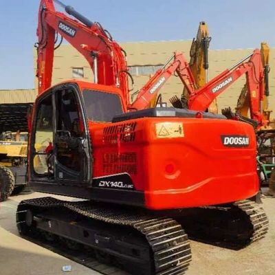 Usato Doosan DH140 12 tonnellate scavatore da strisciatore Old Earth Moving Machinery