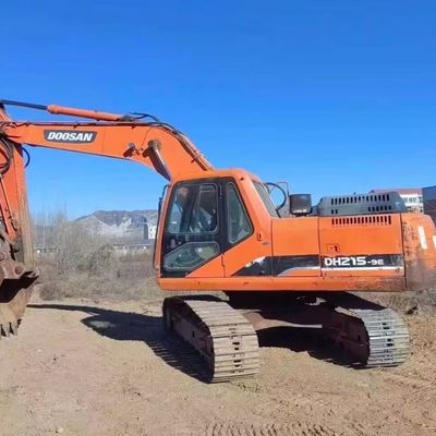 Scavatori usati Doosan DH215W Macchine da costruzione 48KW Risparmio di carburante