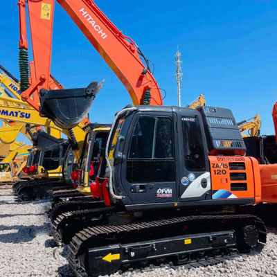Crawler Used Hitachi ZX120 Excavator Machine per la costruzione urbana