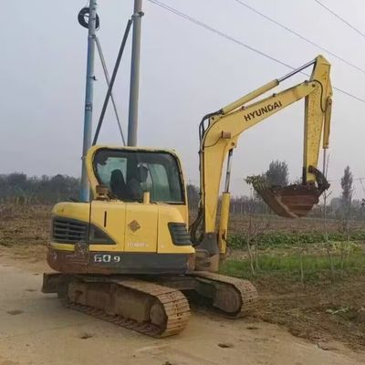 Hyundai 60 di seconda mano mini scavatore mini scavatore idraulico 5850kg