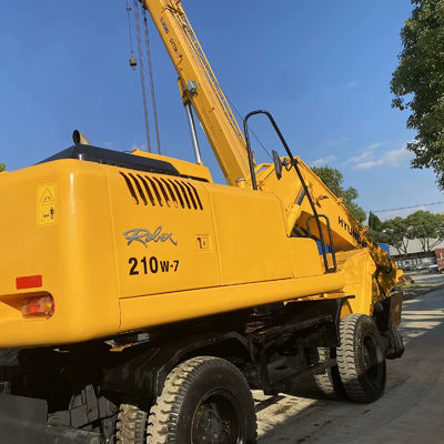 Usato Hyundai Excavator 210w-7 Macchinari da costruzione con tracce anti abrasivi