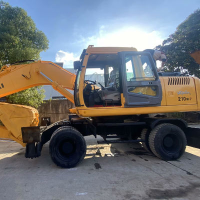 Usato Hyundai Excavator 210w-7 Macchinari da costruzione con tracce anti abrasivi