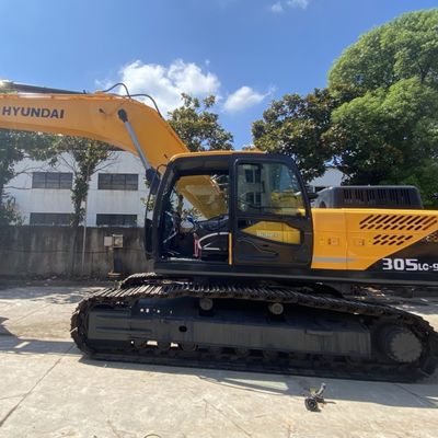 125KW Usato Hyundai Escavatore Hyundai 305lc-9s Escavatore idraulico Crawler Giallo