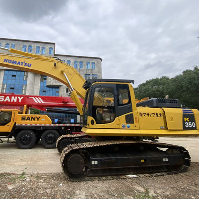 Colore giallo Komatsu PC350 Scavatori Komatsu usati 32300kg Per la costruzione e l'estrazione mineraria