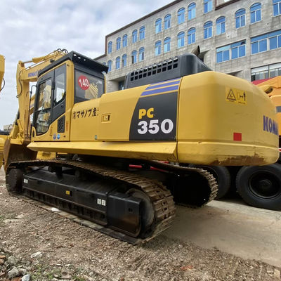 Colore giallo Komatsu PC350 Scavatori Komatsu usati 32300kg Per la costruzione e l'estrazione mineraria