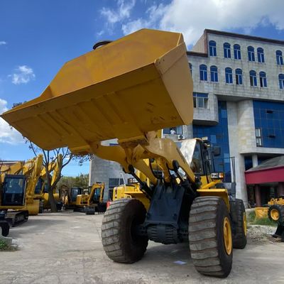 Lavori di costruzione utilizzati Komatsu WA470 caricatore 204kW raffreddamento ad acqua caricatori di seconda mano