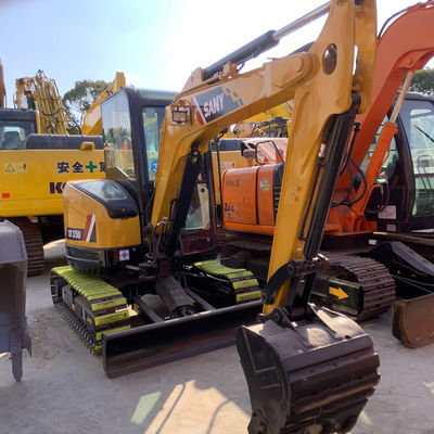 Terra in movimento utilizzato SANY 35U escavatore scavatore raffreddamento dell'acqua colore giallo