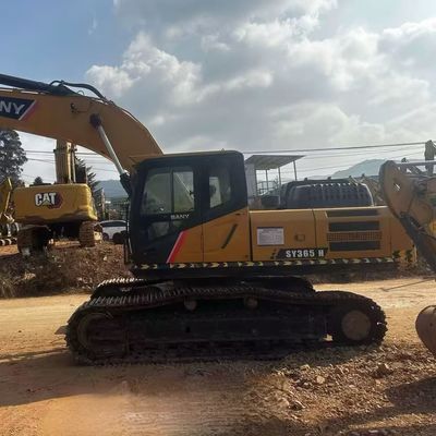 Paesaggiatura Gran escavatore usato Sany365h Macchine da costruzione di seconda mano