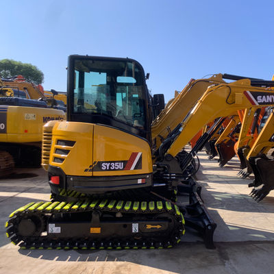 Scavatore idraulico usato SANY 35U Macchine per il movimento della terra 3780 kg