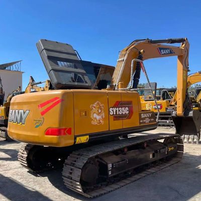 Escavatore usato SANY SY135 Escavatore idraulico vecchio ad alta resistenza