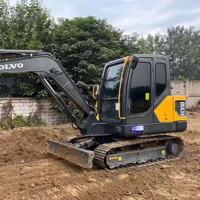 2000 giri al minuto 36,5 kW Escavatore VOLVO EC55D usato attrezzature da costruzione di seconda mano