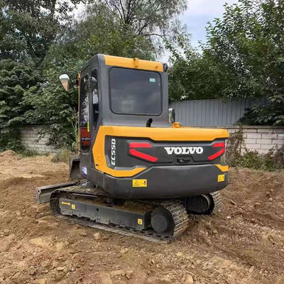 2000 giri al minuto 36,5 kW Escavatore VOLVO EC55D usato attrezzature da costruzione di seconda mano