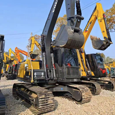 VOLVO EC140 Escavatore idraulico usato 77KW Vecchio Volvo Crawler Escavatore ad alta efficienza