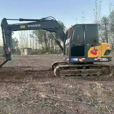 Volvo 80D mini escavatore usato scavatore 42kw 2100rpm per la costruzione stradale