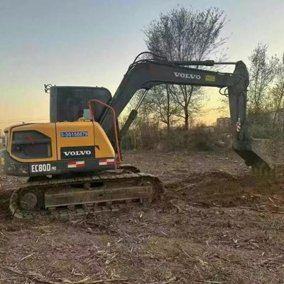 Volvo 80D mini escavatore usato scavatore 42kw 2100rpm per la costruzione stradale