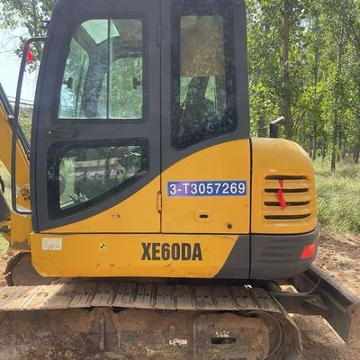 Giallo Usato XCMG Excavator Digger Xcmg 60DA Piccolo Crawler Excavator Machine