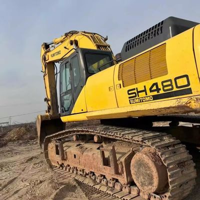 Apparecchiature da costruzione usate Grande escavatore SUMITOMO SH480 per la movimentazione dei materiali