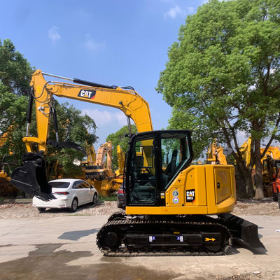 Escavatore usato di tipo Crawler CAT307.5 Escavatore vecchio Caterpillar con secchio di retroescavatore