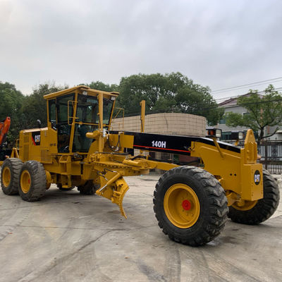 Giallo 715mm Spala CAT utilizzato Grader Risparmio energetico per i compiti di manutenzione